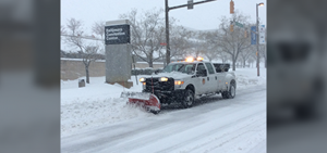 leaving snow car